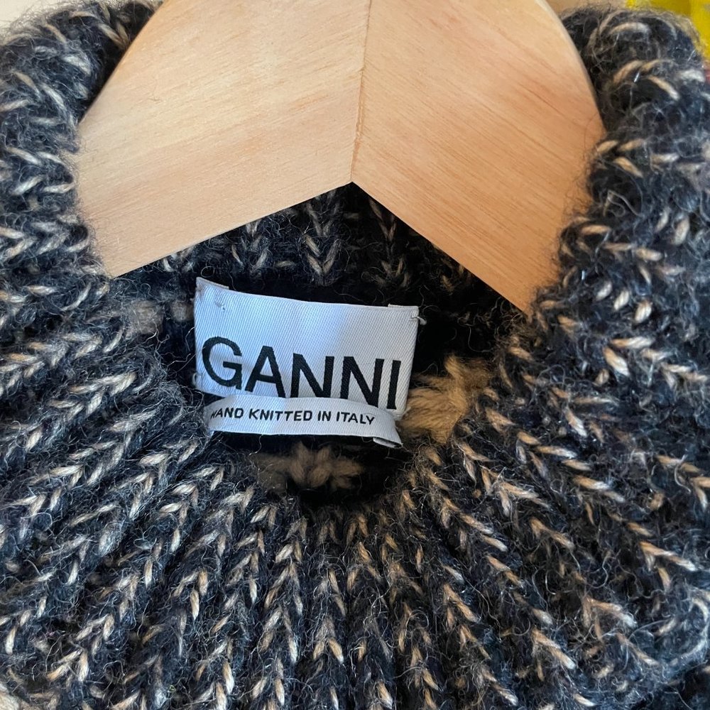 Ganni Hand Knit Wool Sweater - Picture 3 of 4